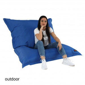 Fotoliu tip sac, material textil albastru - TP258174