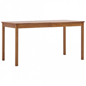 Masa de bucatarie, maro miere, 140 x 70 x 73 cm, lemn de pin - V283398V