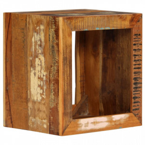 Scaun, 40x30x40 cm, lemn masiv reciclat - V246270V