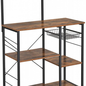SORAI8 - Rafturi bucatarie stil Industrial, 90 x 40 x 132 cm