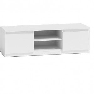 TECOTVA109 - Comoda TV 120 x 40 x 36 cm, Alb-Mat