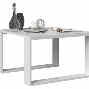 TEMCA119 - Masuta cafea, 67 x 67 x 40 cm, Alb, PAL