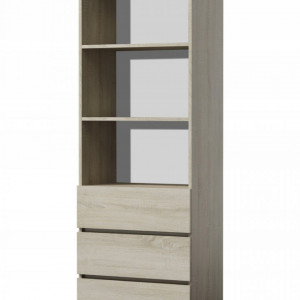 TERAS106 - Raft, biblioteca 60 x 35 x 180 cm, Sonoma