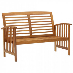 Banca de gradina, 119 cm, lemn masiv de acacia - V310259V