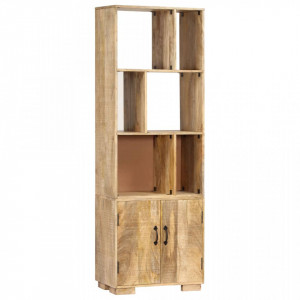 Biblioteca, 60 x 35 x 180 cm, lemn masiv de mango - V247481V