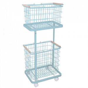Coş de rufe, metalic gri-albastru - TP288710