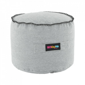 Fotoliu tip sac, material textil gri - TP244102