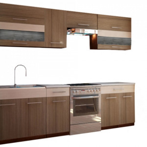 Mobilă bucătărie, rigolletto dark/light, wenge - TP30215