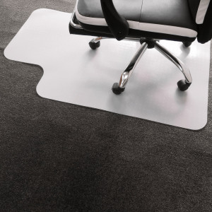 Protecţie podea, sub scaun, crem, 90x120 cm - TP300171