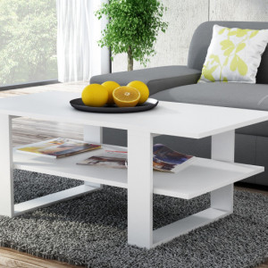TEMCA115 - Masuta cafea 60 x 120 x 55 cm - Alb-Mat