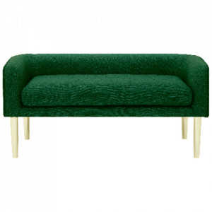 Bancă, băncuţă verde si auriu, 127 cm - TP280880