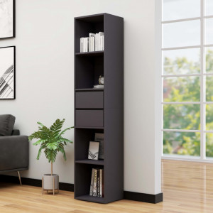 Biblioteca, gri, 36 x 30 x 171 cm, PAL - V802869V