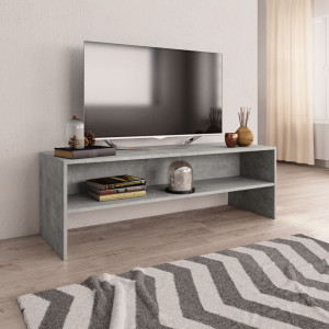 Comoda TV, gri beton, 120 x 40 x 40 cm, PAL - V800040V