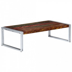 Masuta de cafea, 120 x 60 x 35 cm, lemn masiv reciclat - V247822V