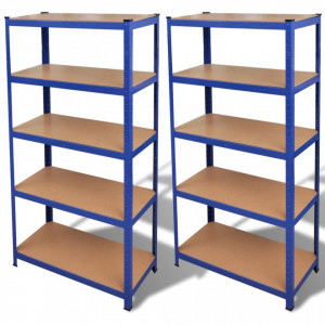 Raft pentru Garaj Albastru 2 buc - V270565V