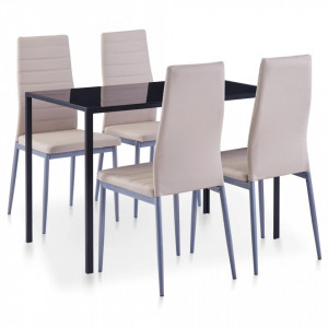 Set mobilier de bucatarie, 5 piese, cappuccino - V281701V