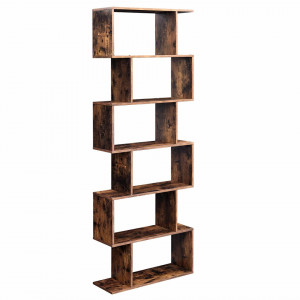 SORAI7 - Rafturi carti, biblioteca stil Industrial, 70 x 24 x 190.5 cm