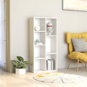 Biblioteca, alb, 50 x 25 x 106 cm, PAL - V801107V