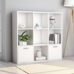 Biblioteca, alb, 98 x 30 x 98 cm, PAL - V801116V