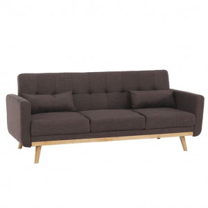 Canapea extensibilă, maro, 200x85x85 cm - TP227584