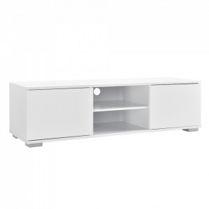 Masa TV alb lucios - P57582157