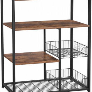 SORAI12 - Rafturi bucatarie stil Industrial, 80 x 35 x 95 cm