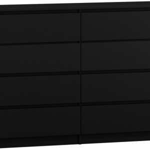 TECON106 - Comoda 120 x 40 x 97 cm, Negru-Mat