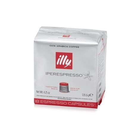 Capsule cafea Illy Iperespresso Cube Medium, 18 capsule, 126 grame