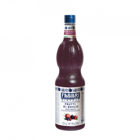Fabbri MIXYBAR FRUCTE DE PADURE - Cocktailuri, Granite, Smoothie-uri, Milkshake, Sorbete, Sticla din plastic, 1 litru