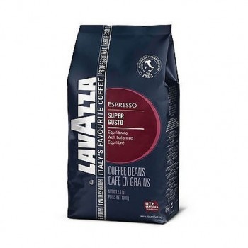 Cafea Boabe Lavazza Super Gusto UT, 1kg, Cafea Amestec, Echilibrata, Note de fructe confiate si condimente