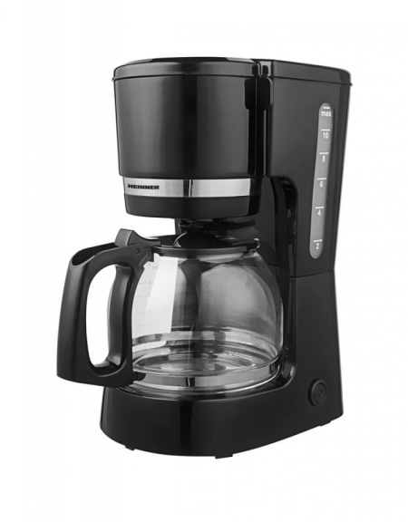 Cafetiera Heinner HCM-800BK, Negru, 1.5l în rezervor, 800W, negru