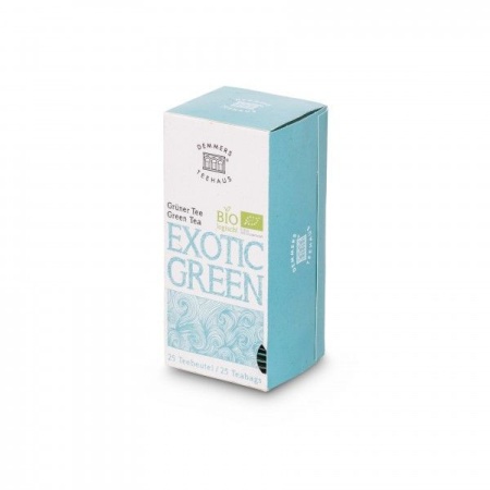 Ceai Demmers Quick-T Organic Exotic green, 25 plicuri, 1.75g/plic,43.75g/cutie
