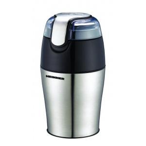 Rasnita electrica Heinner HCG-150SS, capacitate 50g, 150W, carcasa din inox, lama din inox, inox