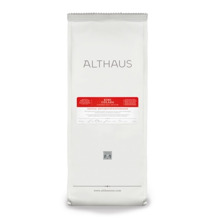 Althaus Loose Tea Kiwi Colada: infuzie de fructe, ceai vrac, punga 200g