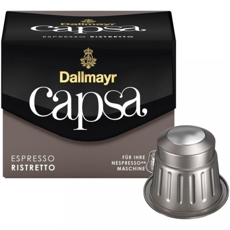 Capsule cafea Dallmayr Capsa Espresso Ristretto, 10 capsule, 56 grame, compatibile Nespresso