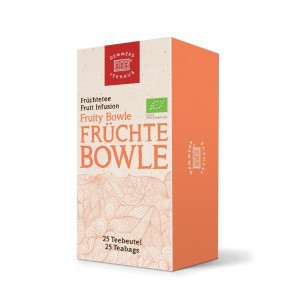 Ceai Demmers Quick-T Organic Fruity Bowle, 25 plicuri, 75 grame