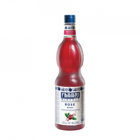 Fabbri MIXYBAR TRANDAFIRI- Cocktailuri, Granite, Smoothie-uri, Milkshake, Sorbete, Sticla din plastic, 1 litru