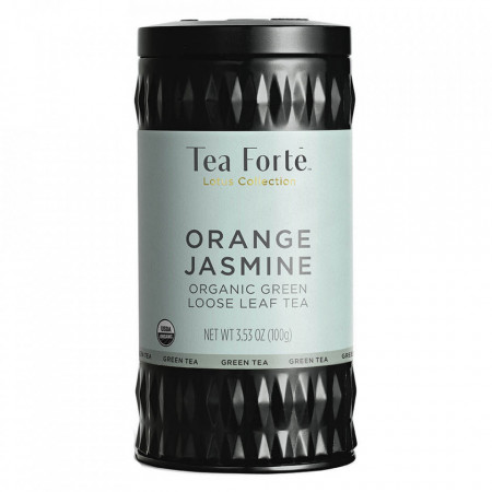 Orange Jasmine - Ceai verde organic cu iasomie, flori si coaja de portocala
