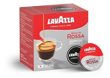 Capsule cafea A modo Mio Qualita Rossa 16 capsule, 120 grame