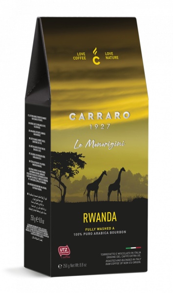 Carraro Cafea Macinata Origine Rwanda, Pachet 250 gr