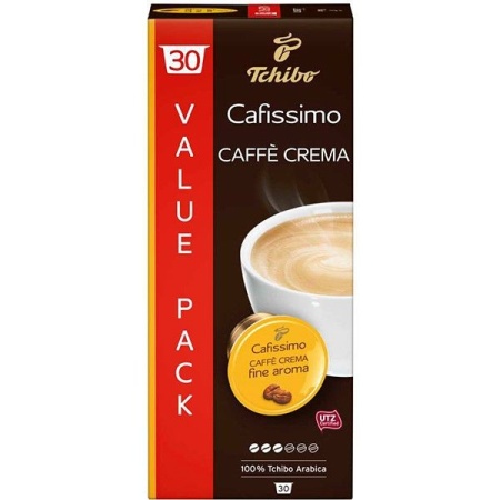 Capsule cafea Tchibo Cafissimo Caffe Crema Fine Aroma, 30 capsule, 80 g
