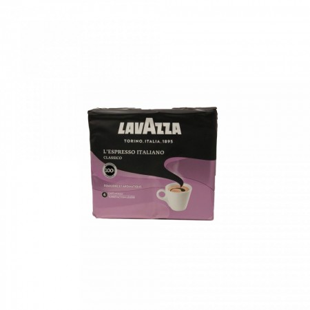Cafea Macinata Lavazza Espresso Italiano, 2x250 grame, 100% Arabica, Echilibrata si Aromata, Pentru Filtru