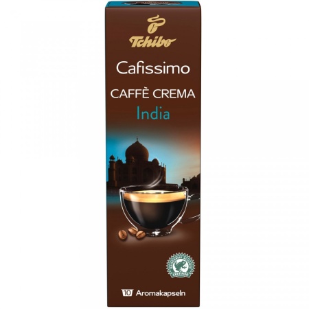 Capsule cafea Tchibo Cafissimo Caffe Crema India Sirisha, 10 capsule, 80 g