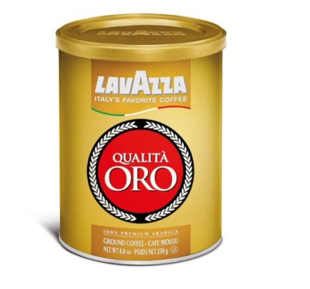 Cafea Macinata Lavazza Qualita Oro, Cutie de 250g, 100% Arabica
