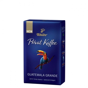 Cafea Boabe Tchibo Privat Kaffee GUATEMALA GRANDE, 500g, Aroma Picanta, Noote de Ciocolata Neagra, GUATEMALA