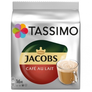 Capsule cafea Tassimo Cafe Au Lait, 16 capsule, 184 grame