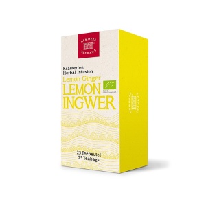 Ceai Demmers Quick-T Organic Lemon Ginger, 25 plicuri, 37,5 grame