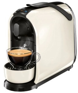 Espressor Tchibo Cafissimo Pure White, 15 bari, 3 bauturi, 1l, Capsule Tchibo