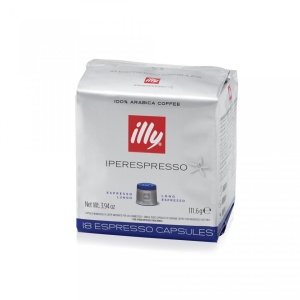 Capsule cafea Illy Iperespresso Cube Lungo, 18 capsule, 126 grame