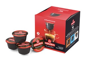 COVIM GUSTO Capsule Cafea PIU ARMONICO tip Dolce Gusto, set - 16buc